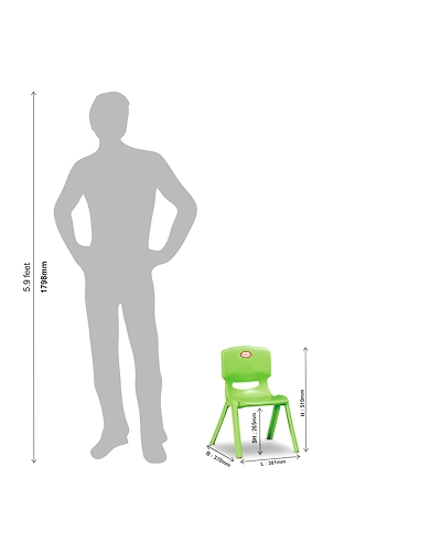 Schoolchair 1300-Green-3