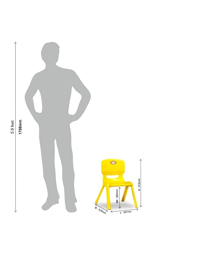 Schoolchair 1300-Yellow-4