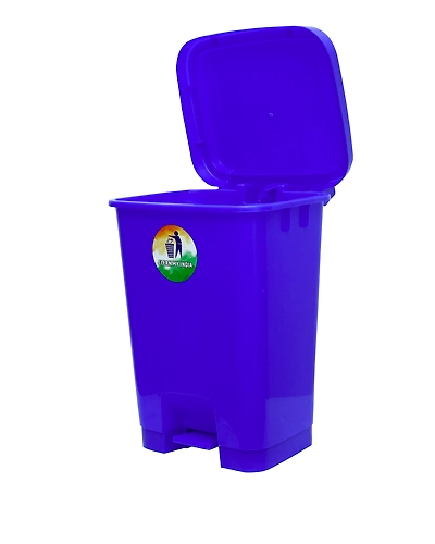 Pedal-bin 32 lts-Blue-3