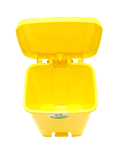 Pedal-bin 32 lts-Yellow-2