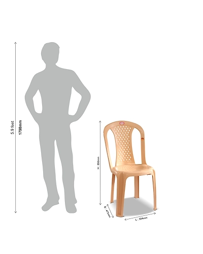 Diamond Armless chair 2000-Beige-1