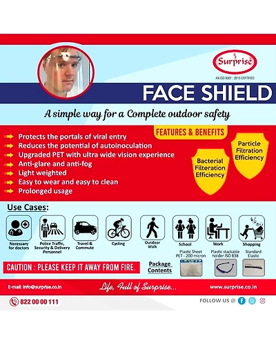 Surprise Face Shield-SurCovidFS1