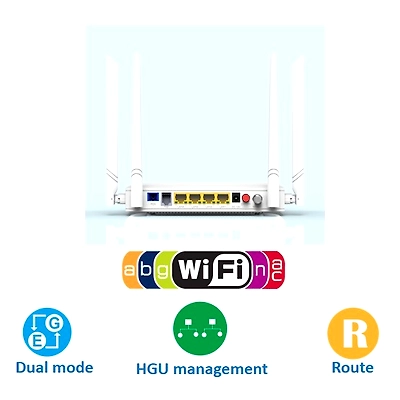4GE+1POTS+2USB+WiFi ONU( 2.4-300,5GHZ-1200)-3