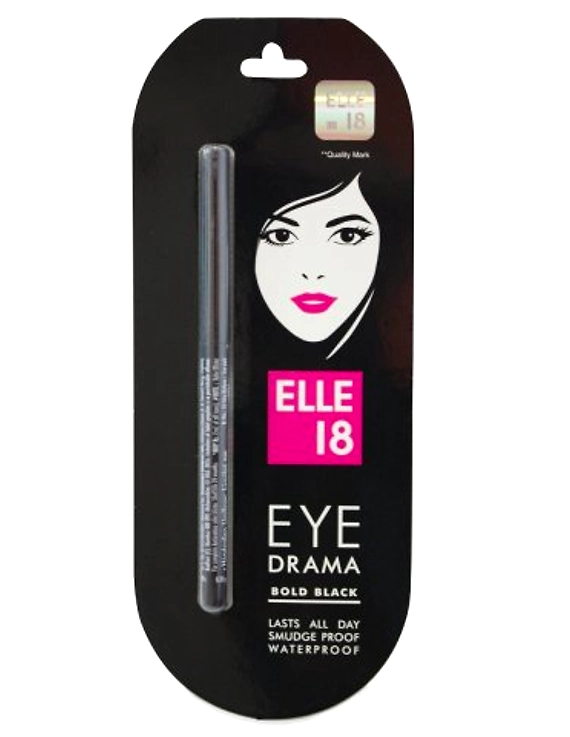 Elle 18 EYE DRAMA KAJAL, BOLD BLACK, 0.35g-1