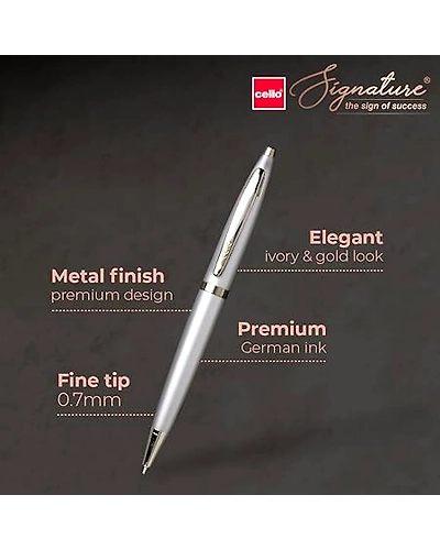 Cello Creme Ivory Ball pen-89000325
