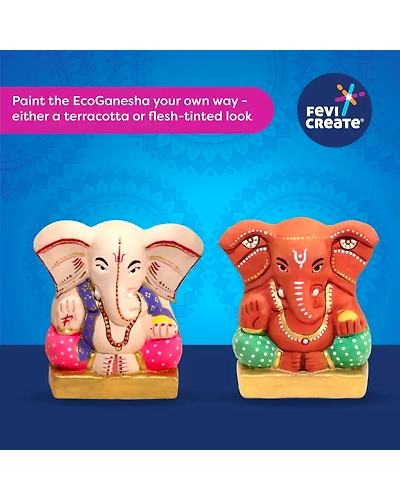Eco Friendly Ganesha Painting Kit-89000044