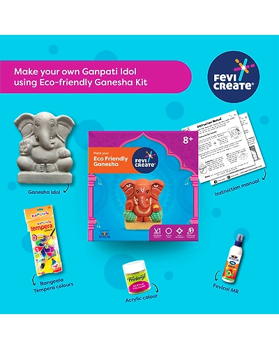 Eco Friendly Ganesha Painting Kit-3