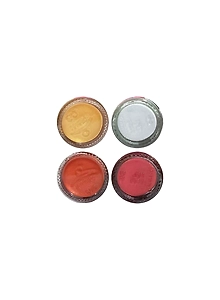 FEVICRYL PEARL METTALLIC KIT 4 Metallic Shades(Acrylic Colours)
