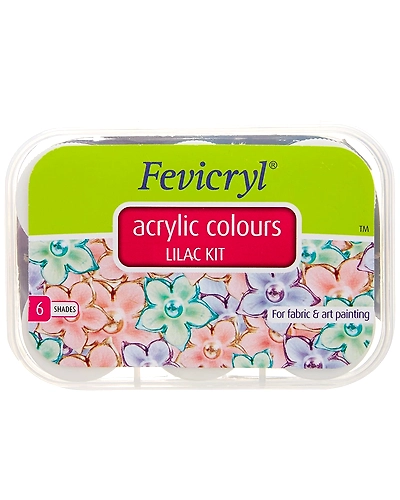 FEVICRYL LILAC KIT 6 Regular Shades(Acrylic Colours)-3