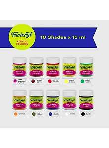 FEVICRYL SUNFLOWER KIT 12 Shades(Acrylic Colours)