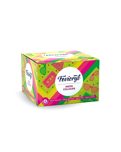 FEVICRYL NEON COLOUR KIT [4*15ML]-3