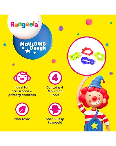RANGEELA MOULDING DOUGH[5X75GM= 375gm]-6