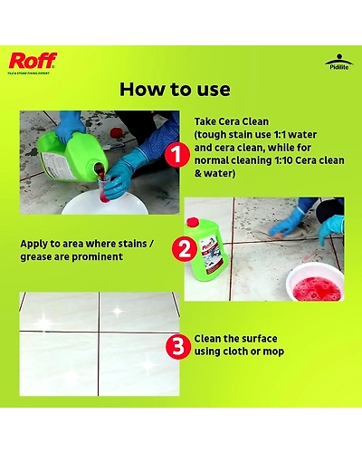 CERA CLEAN Ceramic &amp; Tile Cleaner 500ml-2