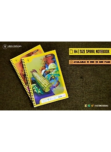 Vijeta A4 Spiral Notebook MRP 130 (29.7x21)