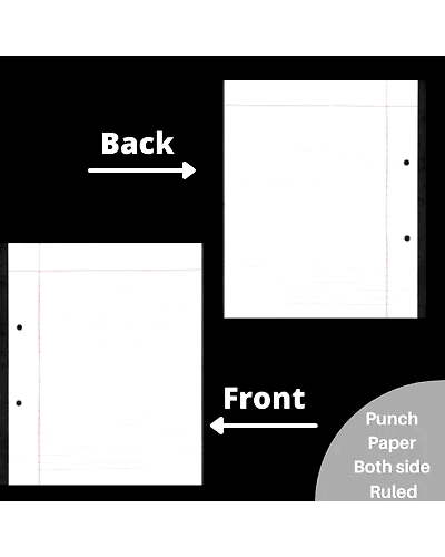 Vijeta Punch Paper Ruled-89000740
