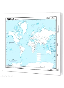 Map World Political (100sheets)