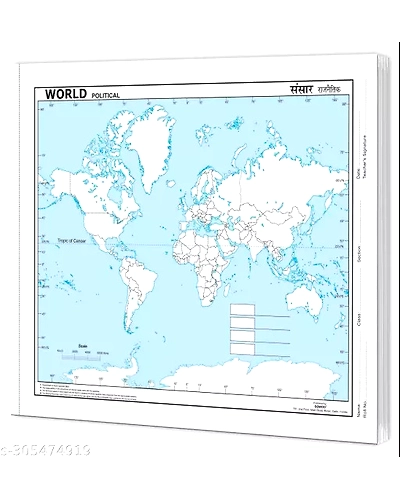 Map World Political (100sheets)-89002041