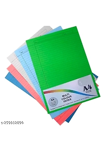 Pastel Sheet A4 Coloured Ruled