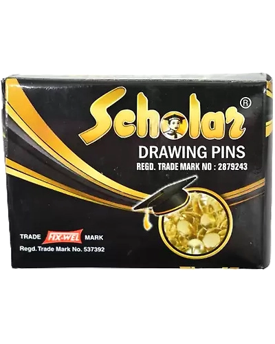 Scholar Drawing Pin (Big) Brassed-89002022