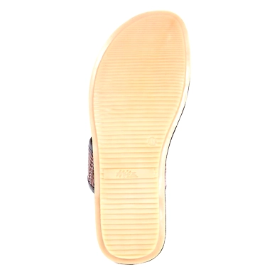 SANGRI - 9455 BROWN LEATHER SLIPPERS-SANGRI-9455UK9