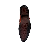FOOT SHOE - 2412 BROWN LEATHER SHOES