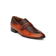 PAULO - 6409 TAN LEATHER SHOES-UK9