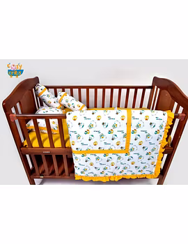 Baby Bedding  5 pieces set Baby Panda  With pillow-1-sm