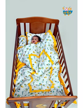Baby Bedding  5 pieces set Baby Panda  With pillow-2-sm