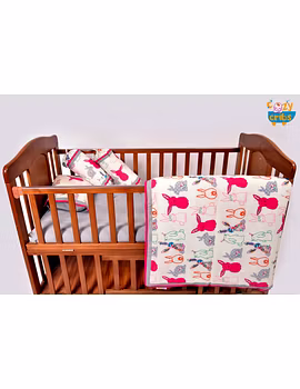 Baby Bedding  5 pieces set Babbitty Rabbitty  With pillow-2-sm