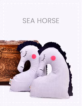 Sea Horse Cushion-CS0013-sm