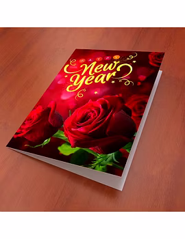 LOF New Year Gift For Friends Girlfriend Best Wishes and Home Decoration Flower Basket Cycle with Greeting Card Teddy ST-04-1-sm