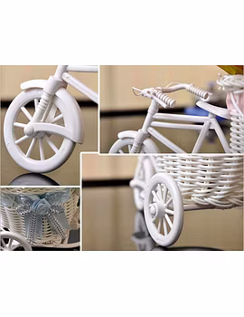LOF New Year Gift For Friends Girlfriend Best Wishes and Home Decoration Flower Basket Cycle with Greeting Card ST-06-2-sm