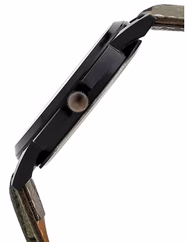 LOF Blue Round Dial Leather Strap Men's Analog watch  - LW1002-2-sm