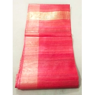 Handwoven Ghicha Silk Saree with Running Blouse
