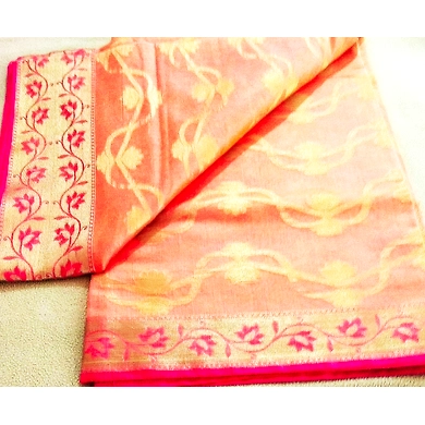 SARC015 Benarasi Resham Cotton Saree with Running Blouse-1