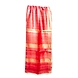 Handwoven Ghicha Silk Saree with Running Blouse-Dark Orange-2-sm