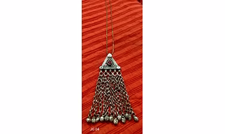JG04 Afghani Tribal Chain Pendant Neckpiece