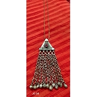 JG04 Afghani Tribal Chain Pendant Neckpiece