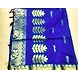 Blue Color Mangalgiri Saree with Running Blouse-SAMG016-sm