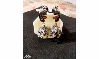 JG06 Oxidised earrings