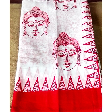 SAHMCM026 Cotton Mulmul-Hyderabadi Muslin Saree-SAHMCM026
