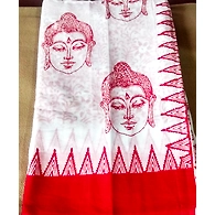 SAHMCM026 Cotton Mulmul-Hyderabadi Muslin Saree