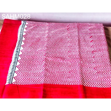 SAHMCM028 Cotton Mulmul-Hyderabadi Muslin Saree-2