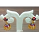 JE018 Meenakari Enamel Bronze Jhumka Earrings-1-sm
