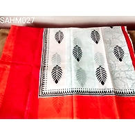 SAHMCM027 Cotton Mulmul-Hyderabadi Muslin Saree