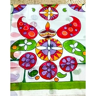 SAKT022 White Color Resham Kota Saree