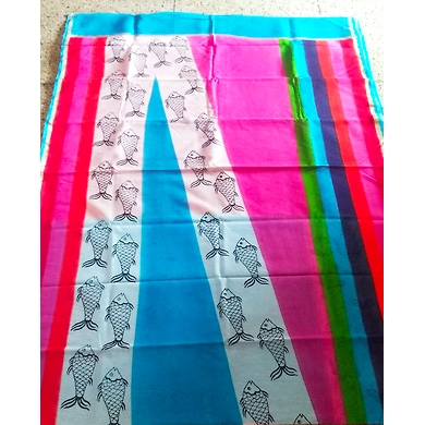 SACH031 Chanderi Silk Saree with Running Blouse Piece-2