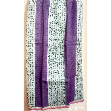 SACH033 Chanderi Silk Saree with Running Blouse Piece-3