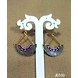 JE030 Meenakari Enamel Bronze Earrings-1-sm