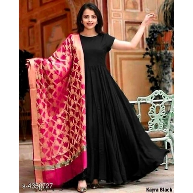Anarkali suit with Dupatta-307141